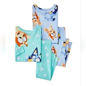 Bluey Snug Fit Pajamas - Set Of 2